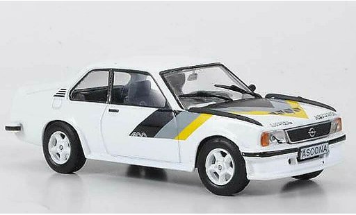 Opel Ascona B 400 1/43 Hachette weiss (ohne Magazin) 1979 modellautos