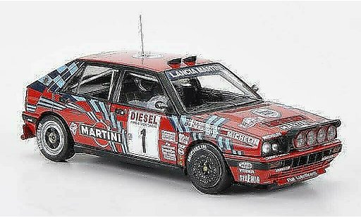 Lancia Delta HF Integrale 1/43 HPI 16V No.1 Martini M.Biasion / T.Siviero Nachtfahrversion Rally Sanremo 1989 modellautos
