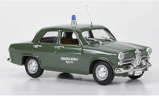 Alfa Romeo Giulietta berlina ti 1/43 Rio Squadra Mobile Polizei modellautos