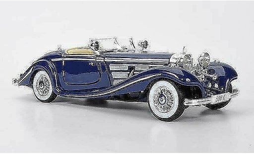 Mercedes 500 Base 1/18 Maisto blau 1936 modellautos