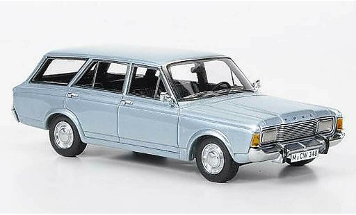 Ford Taunus 17M P7 1/43 Neo (P7b) Tunier blau limited edition modellautos