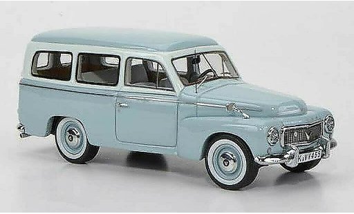 Volvo 445 Duett 1/43 Neo graublau/weiss modellautos