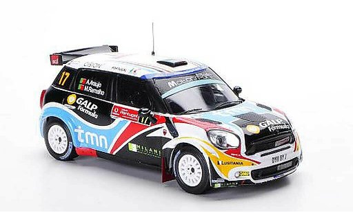 Mini Countryman JCW 1/43 IXO No.17 A.Araujo / M.Ramalho Rally Portugal 2011 modellautos