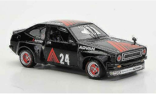 Toyota Starlet Advan 1/43 Spark 1300 No.24 A.Hagiwara Fuji 1980 modellautos