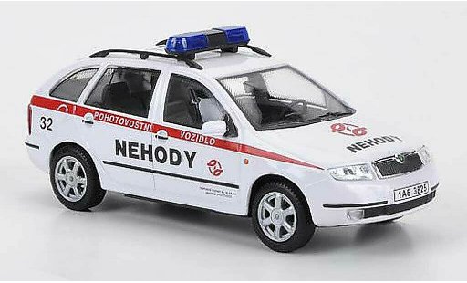 Skoda Fabia Base 1/43 Abrex Pohotovostni Vozidlo - Nehody 2004 modellautos