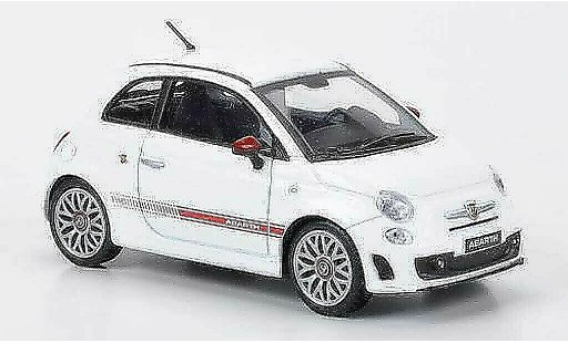 Fiat 500 Abarth 1/43 Motorama weiss 2009 modellautos