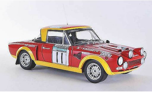 Fiat 124 Abarth 1/18 Sun Star Rallye No.11 M.Verini / F.Rossetti RAC Rally 1975 modellautos