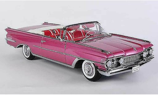 Oldsmobile 98 Convertible 1/18 Sun Star Cabrio rosa 1959 modellautos