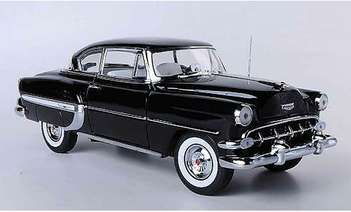 Chevrolet Bel Air Coupe 1/18 Sun Star 1954 Hardtop schwarz modellautos