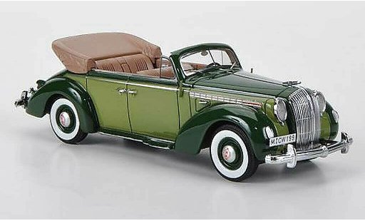 Opel Admiral Vorkrieg 1/43 Neo Cabrio gr&Atilde;&frac14;n/gr&Atilde;&frac14;n limited edition 1938 modellautos