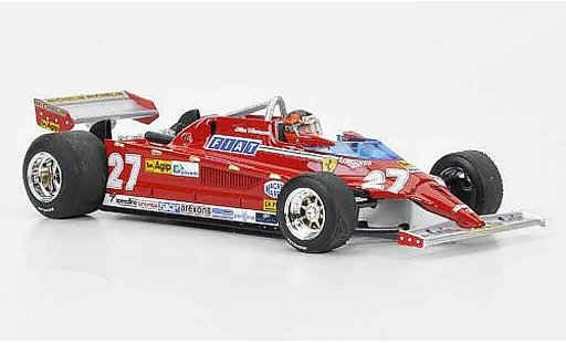 Ferrari 126 CK 1/43 Brumm Turbo No.27 G.Villeneuve GP Italien 30 Jahre modellautos