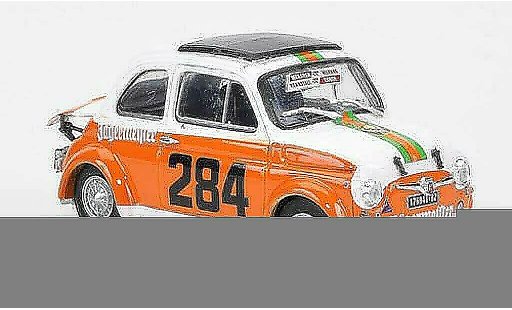 Fiat 695 Abarth SS 1/43 Brumm Meran 1973 No284 J?germeister Manapace 1973 modellautos
