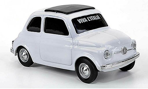 Fiat 500 D 1/43 Brumm VIVA Italia weiss 1960 modellautos