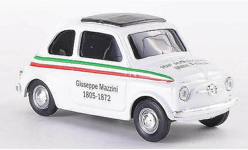 Fiat 500 L 1/43 Brumm VIVA Italia weiss 150 Jahre D'Italia 1805-1872 1970 modellautos