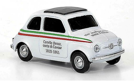 Fiat 500 L 1/43 Brumm VIVA Italia weiss 150 Jahre D'Italia 1810-1861 1970 modellautos