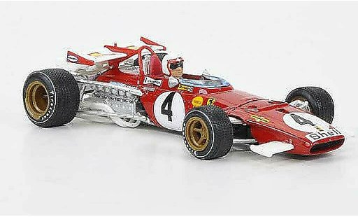 Ferrari 312 B 1/43 Brumm No.4 Regazzoni GP Italien + Fahrer 1970 modellautos