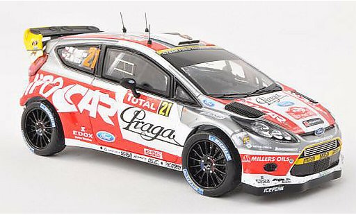 Ford Fiesta WRC 1/43 IXO No.21 Czech National Team Rally Monte Carlo 2012 M.Prokop/Z.Hruza modellautos