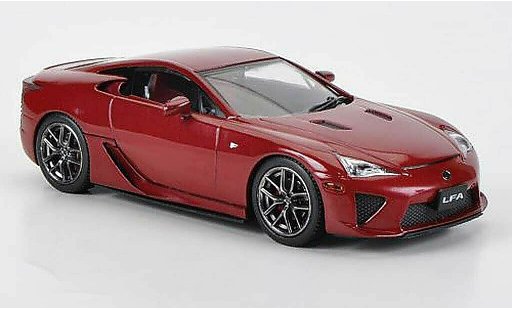 Lexus LFA Base 1/43 J Collection rot RHD 2011 modellautos