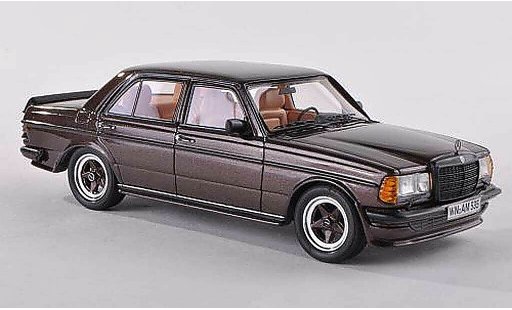 Mercedes 280 1980 1/43 Neo E (W123) AMG schwarz-brun modellautos