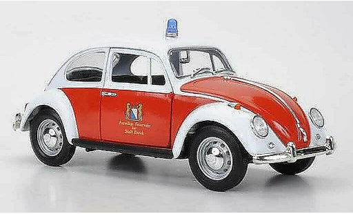 Volkswagen Kafer Base 1/18 Greenlight Feuerwehr Zurich (CH) 1967 modellautos