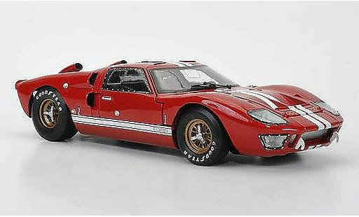 Ford GT40 Mk II 1/18 Shelby Collectibles GT 40 MkII rot/weiss 1966 modellautos