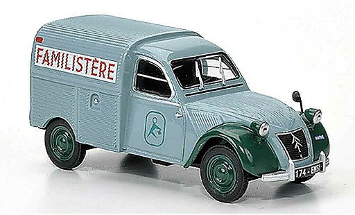 Citroen 2CV Fourgonnette 1/43 Eligor AZU Familistere modellautos