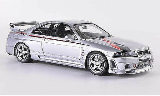 Nissan Skyline R33 1/43 HPI Nismo GT-R R-Tune grau RHD modellautos