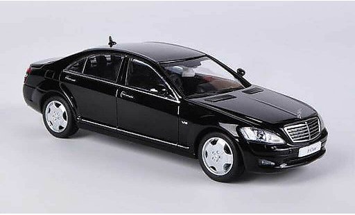 Mercedes Classe S Lang 1/43 Kyosho Langversion (V221) schwarz modellautos