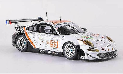 Porsche 911 GT3 RSR 1/43 Spark 2012 No.55 JWA-Avila J.Camathias / P.Daniels / M.Palttala 24h Le Mans modellautos