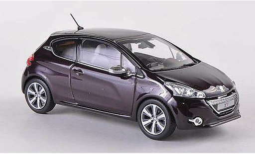 Peugeot 208 Base 1/43 Norev XY lila 3-Turer 2012 modellautos