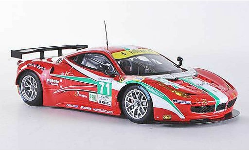 Ferrari 458 Italia GT2 1/43 Fujimi No.71 AF Corse 24h Le Mans 2012 modellautos