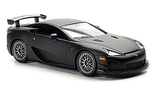 Lexus LFA Nurburgring Package 1/43 Ebbro mattschwarz modellautos