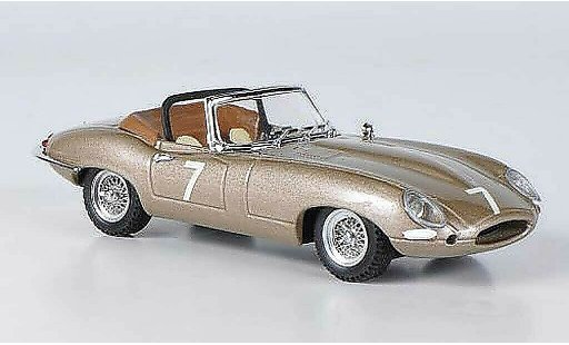 Jaguar E-Type 1961 1/43 Best E Spyder No.7 Del Mar USA modellautos