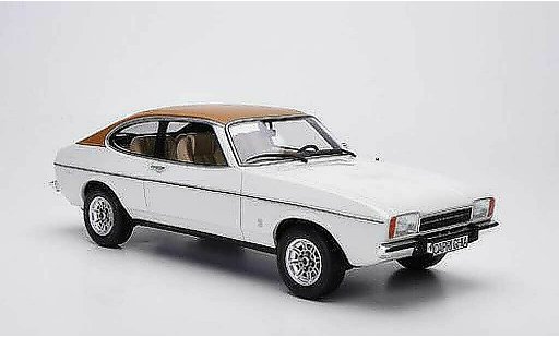 Ford Capri Ghia 3.0 1/18 Ottomobile Mk2 3.0L V6 weiss/braun modellautos