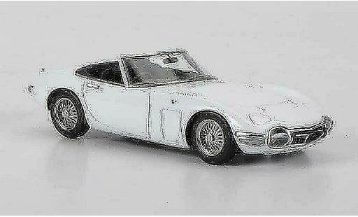 Toyota 2000 GT Roadster 1/43 HPI weiss RHD modellautos