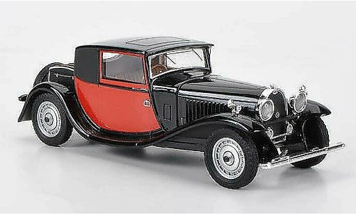 Bugatti 46 coupe fiacre 1/43 Luxcar schwarz/rot 1929 modellautos