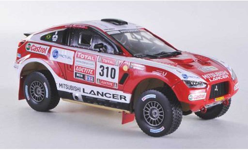 Mitsubishi Racing Lancer Base 1/43 Vitesse No.310 G.Spinelli / H.Youssef Rally Dakar 2012 modellautos