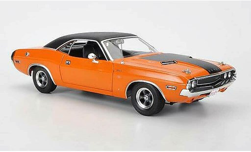 Dodge Challenger 1970 1/18 Greenlight R/T orange/matt schwarz Fast & Furious 2 modellautos