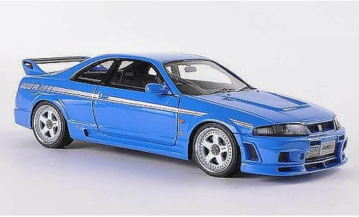 Nissan Skyline R33 1/43 HPI Nismo 400R blau RHD modellautos