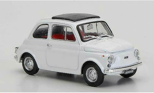 Fiat 500 R 1/43 Brumm weiss geschlossenes Faltdach 1972 modellautos
