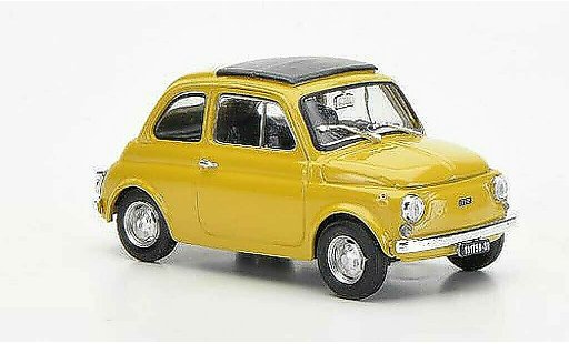 Fiat 500 R 1/43 Brumm beige geschlossenes Faltdach 1972 modellautos