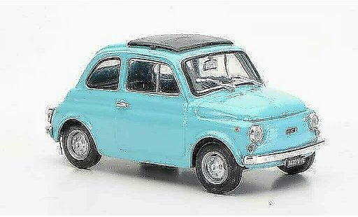 Fiat 500 R 1/43 Brumm t&Atilde;&frac14;rkis geschlossenes Faltdach 1972 modellautos