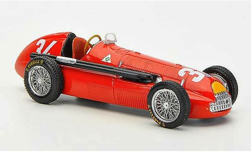 Alfa Romeo 158 gp 1/43 Brumm No.34 J.M.Fangio Monaco 1950 modellautos