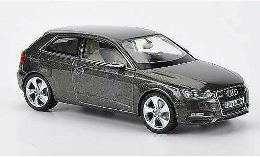 Audi A3 berline 1/43 Schuco grau braun 2012 modellautos