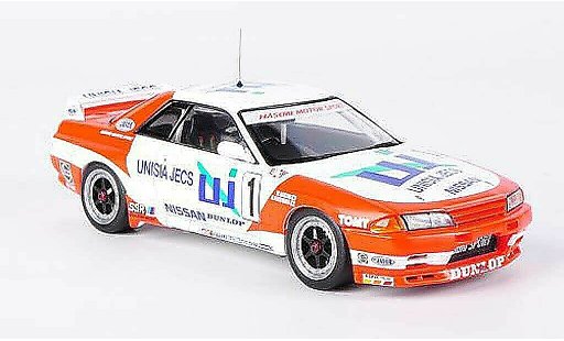 Nissan Skyline R32 1/43 HPI GT-R No.1 Unisia Jecs M.Hasemi / H.Fukuyama JTC Mine 1993 modellautos