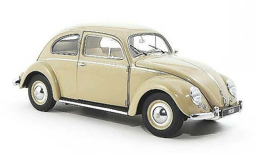 Volkswagen Kafer Base 1/18 Autoart beige 1955 modellautos