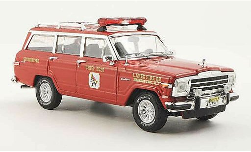 Jeep Wagoneer Base 1/43 Premium X Lakes Fire rot 1989 modellautos