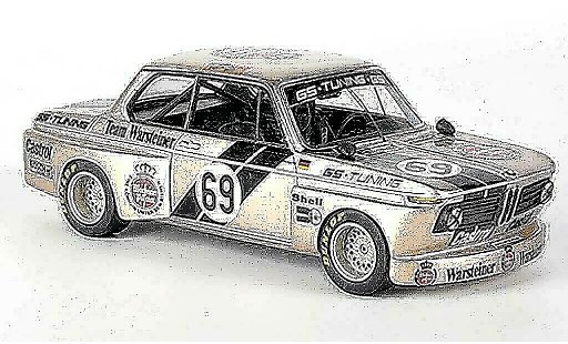 Bmw 2002 tii 1/43 Neo No.69 Team Warsteiner GS-Tuning J.Obermoser DRM modellautos