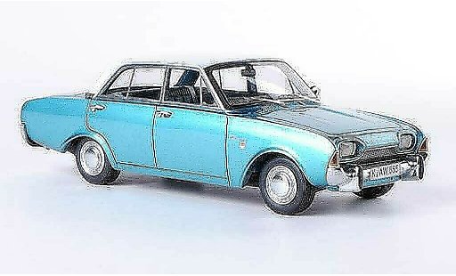 Ford Taunus 17M P3 1/43 Neo () blau/weiss 4-Turer modellautos
