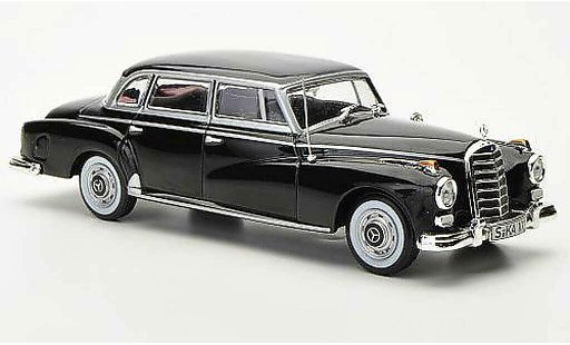 Mercedes 300 Base 1/43 WhiteBox schwarz 1957 modellautos